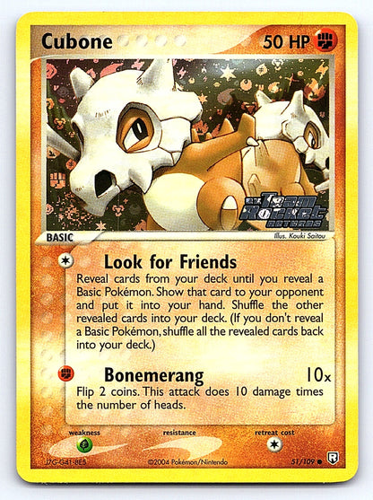 Cubone 51/109 – Team Rocket Returns Stamped