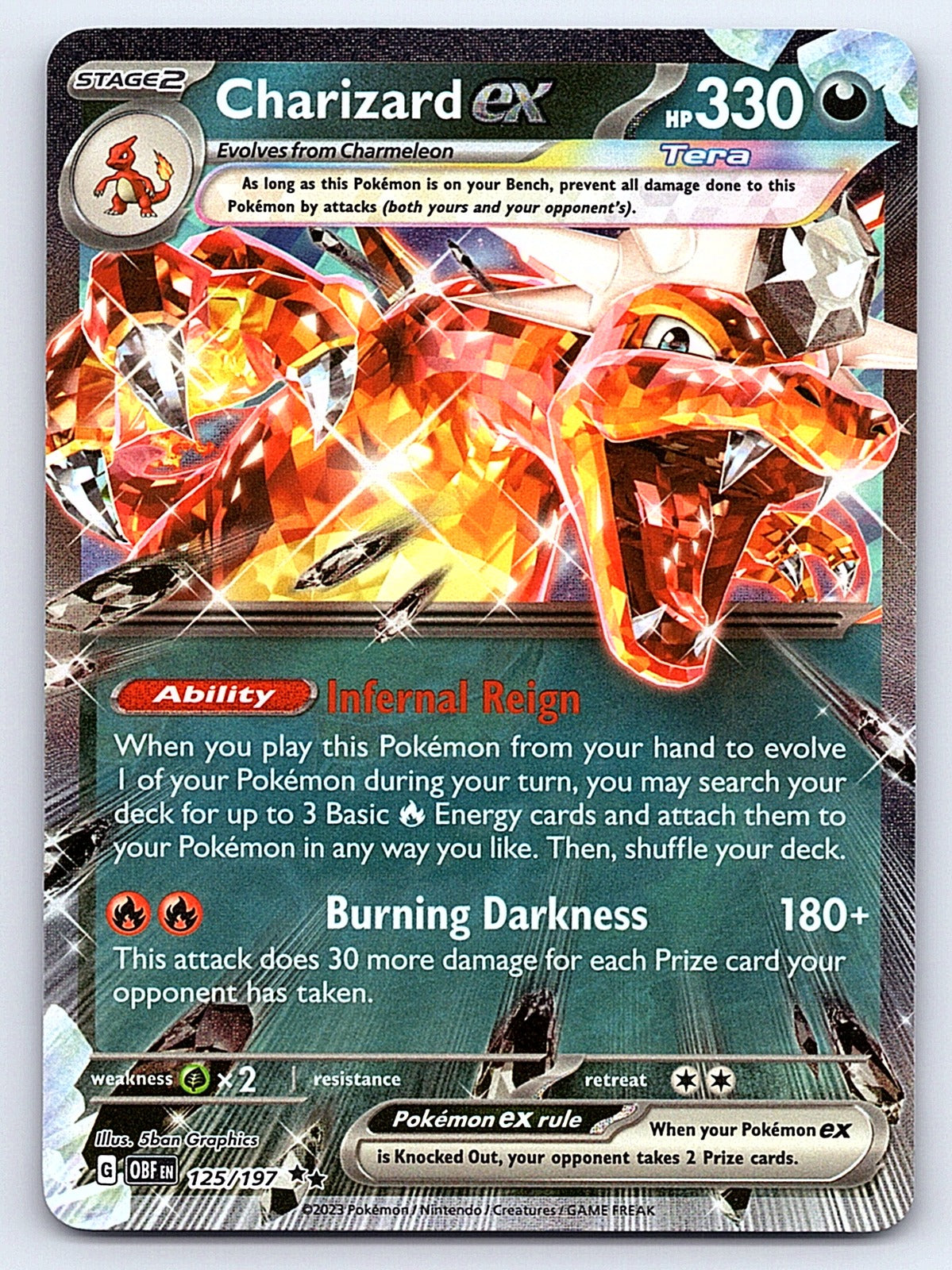 Charizard ex - 125/197 – SV03: Obsidian Flames