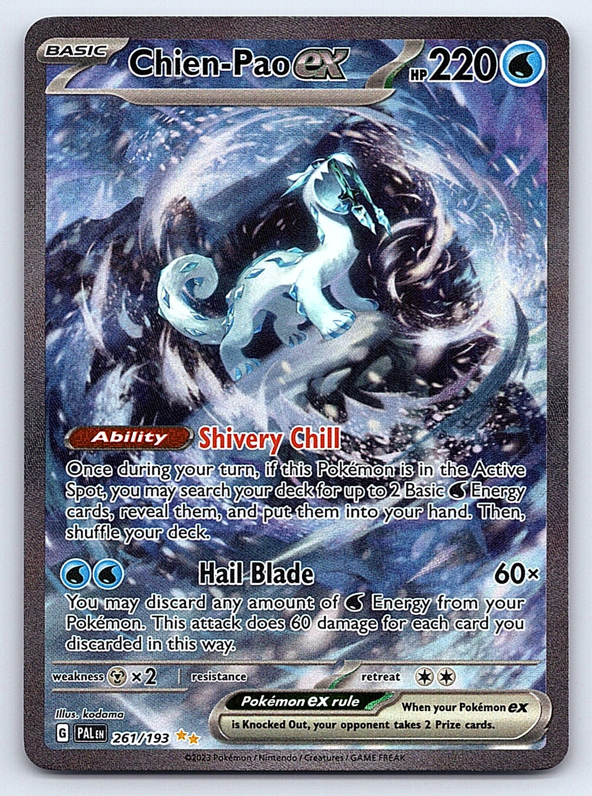 Chien-Pao ex - 261/193 – SV02: Paldea Evolved
