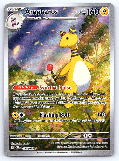 Ampharos 090/086 – ME04: Chaos Rising