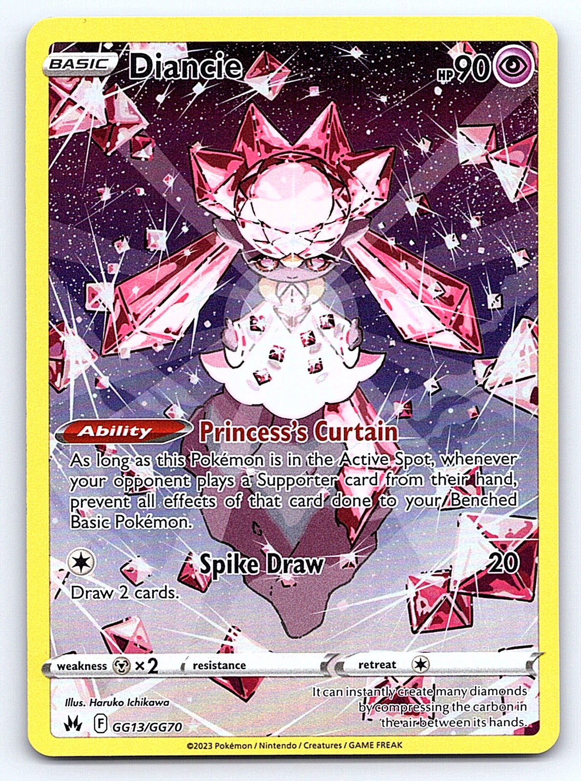 Diancie GG13/GG70 – SWSH: Crown Zenith: Galarian Gallery