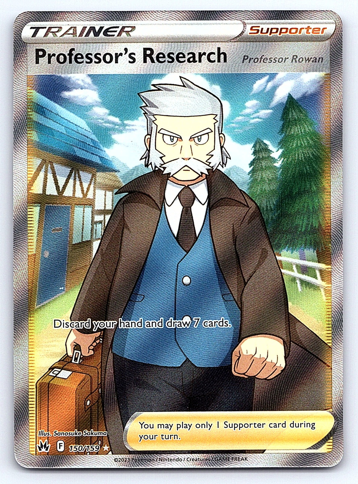 Professor's Research [Professor Rowan] (Full Art) 150/159 – SWSH: Crown Zenith