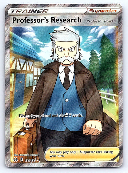 Professor's Research [Professor Rowan] (Full Art) 150/159 – SWSH: Crown Zenith