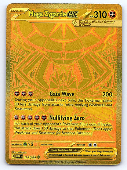 Mega Zygarde ex 124/088 – ME03: Perfect Order