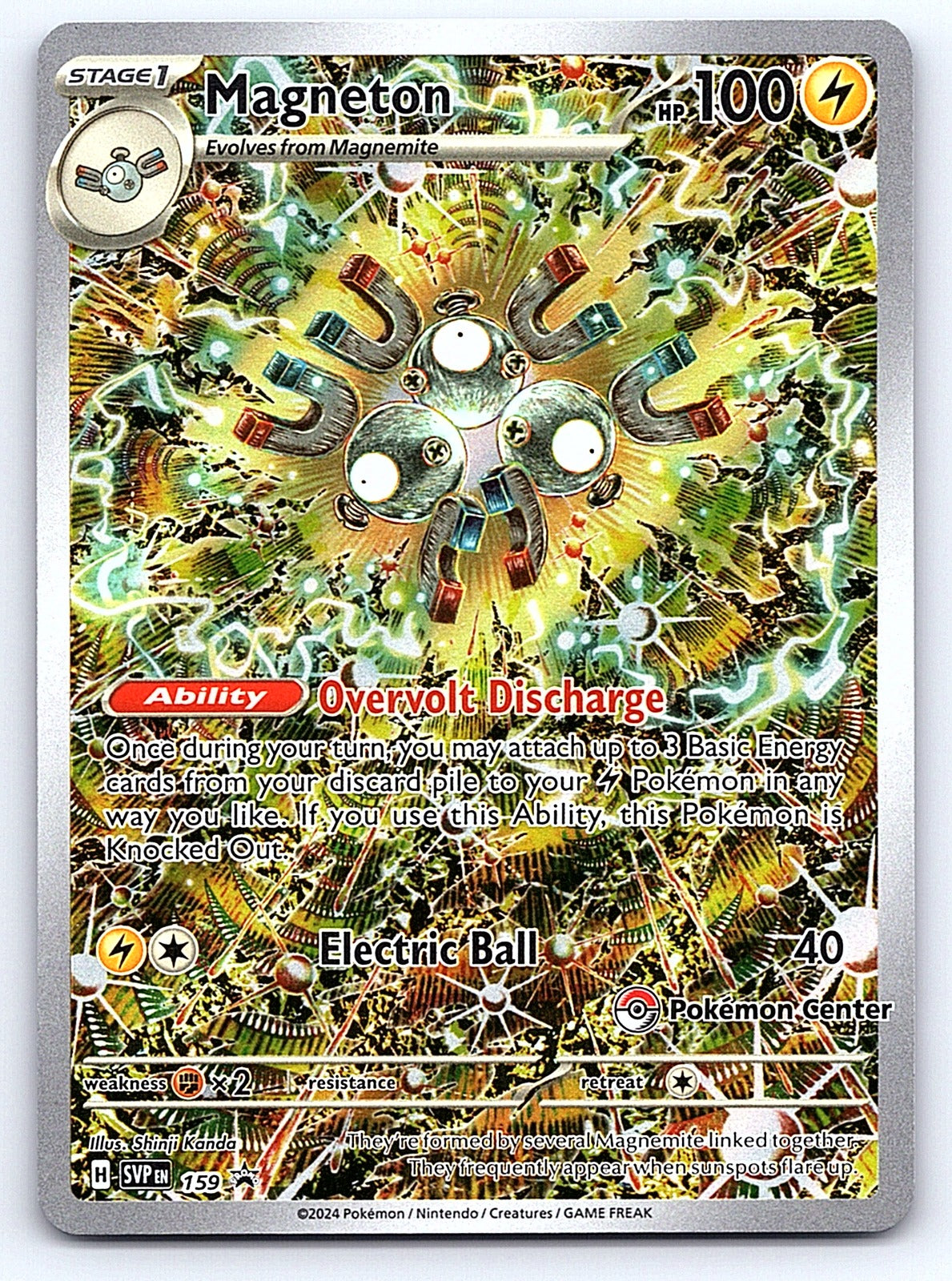 Magneton - (Pokémon Center Exclusive) 159 – SV: Scarlet & Violet Promo Cards
