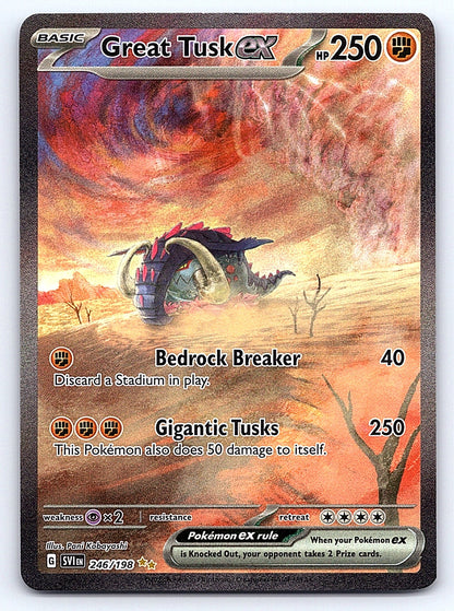 Great Tusk ex 246/198 – SV01: Scarlet & Violet Base Set