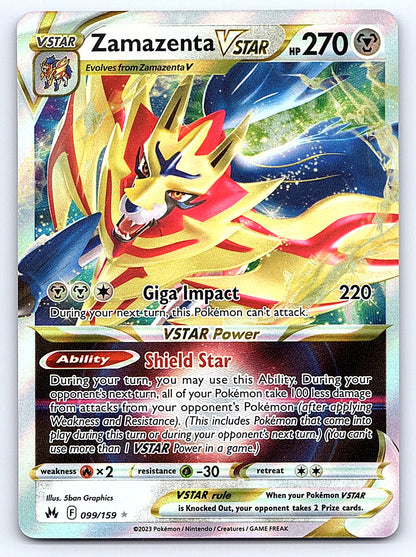 Zamazenta VSTAR 099/159 – SWSH: Crown Zenith