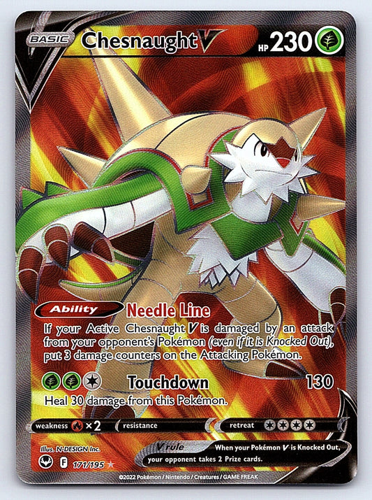 Chesnaught V (Full Art) 171/195 – SWSH12: Silver Tempest