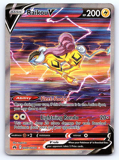 Raikou V GG41/GG70 – SWSH: Crown Zenith: Galarian Gallery