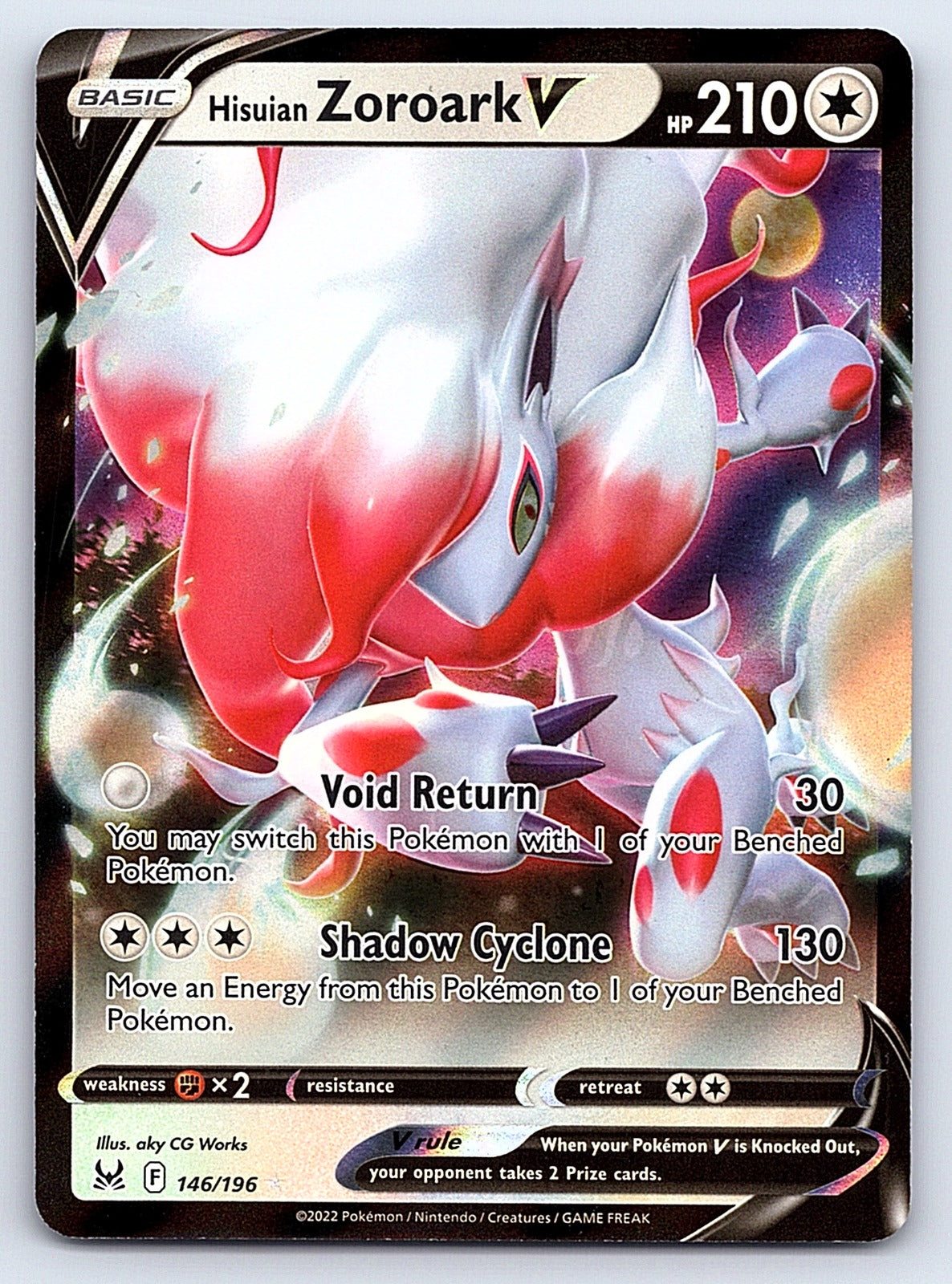 Hisuian Zoroark V 146/196 – SWSH11: Lost Origin