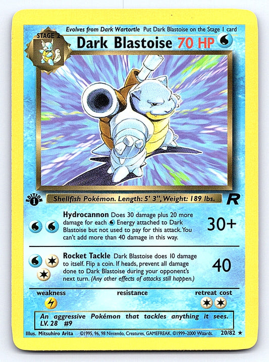 Dark Blastoise (20) 20/82 – Team Rocket