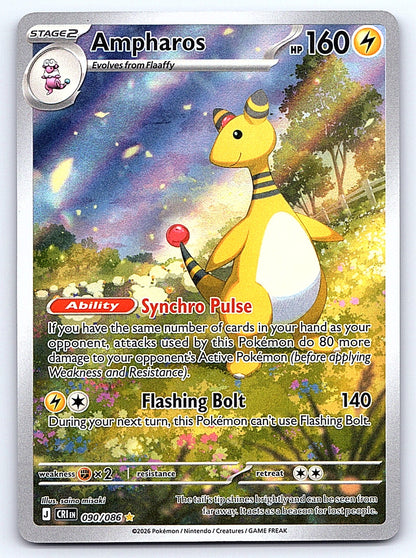 Ampharos 090/086 – ME04: Chaos Rising