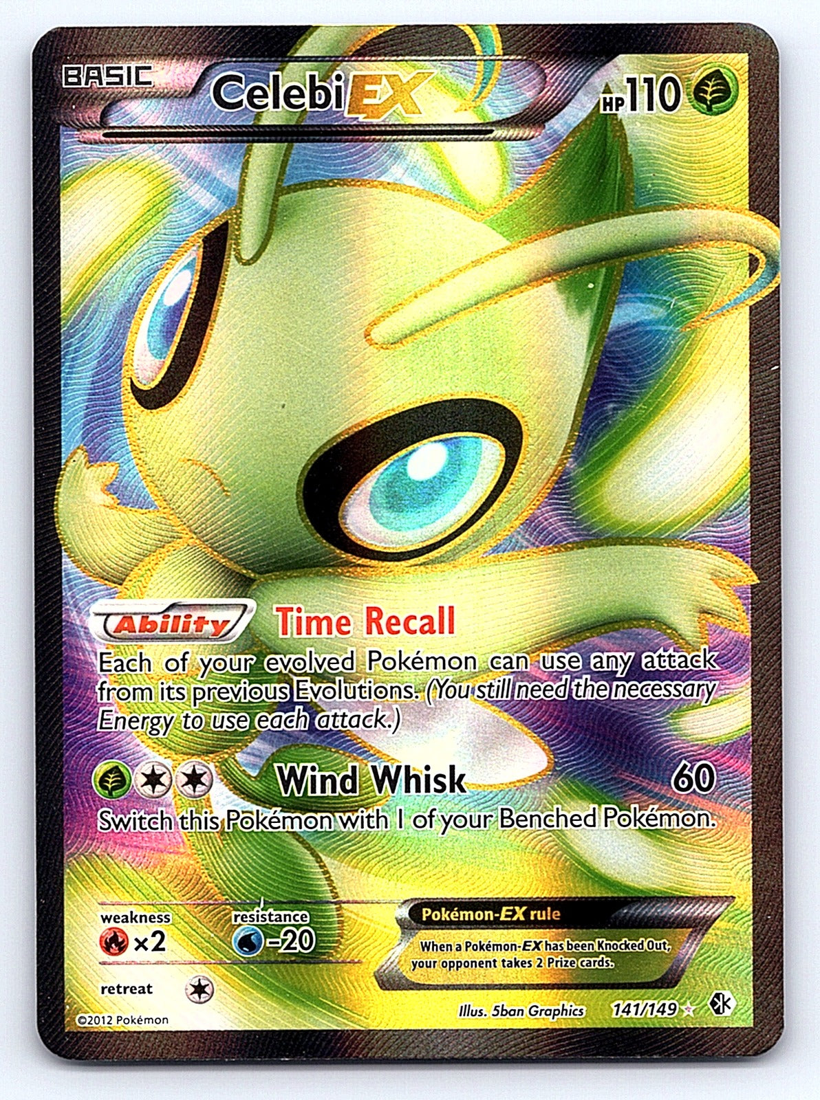Celebi EX (141 Full Art) 141/149 – Boundaries Crossed