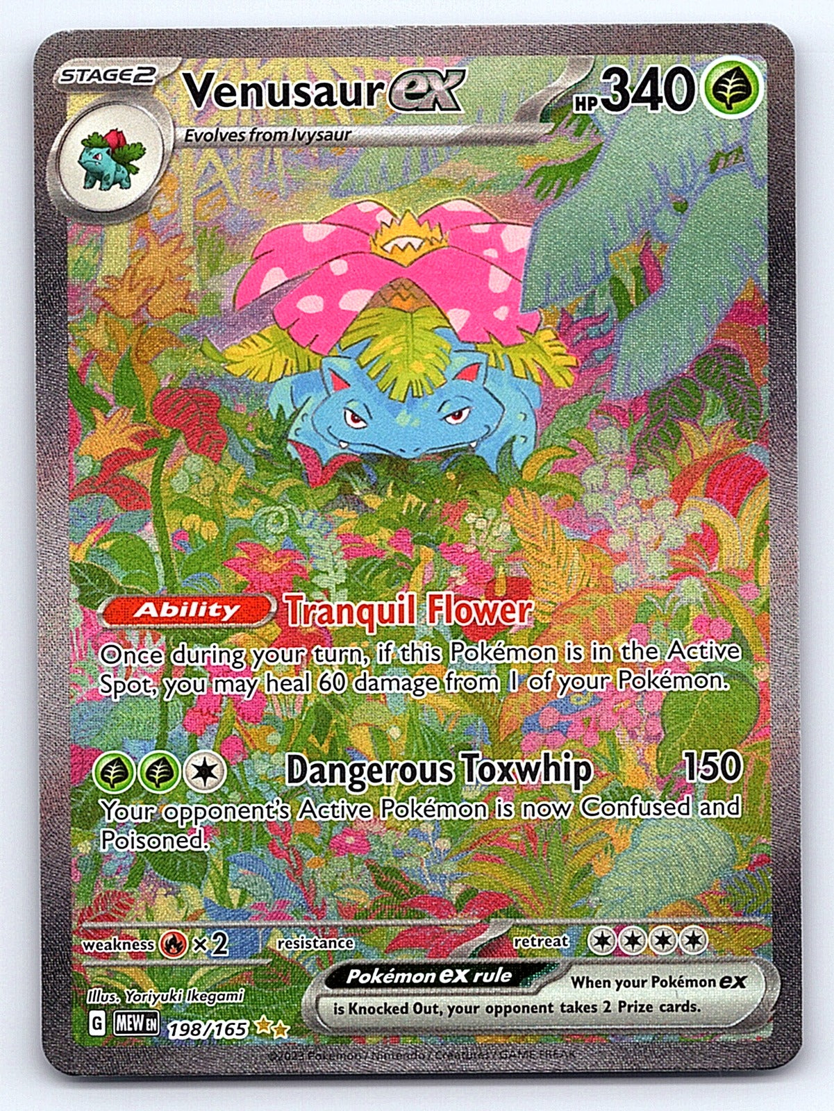 Venusaur ex 198/165 – SV: Scarlet & Violet 151