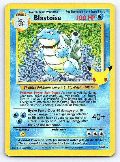 Blastoise 2/102 – Celebrations: Classic Collection