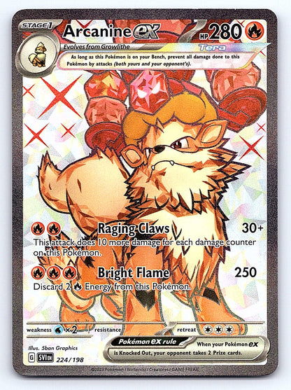 Arcanine ex 224/198 – SV01: Scarlet & Violet Base Set