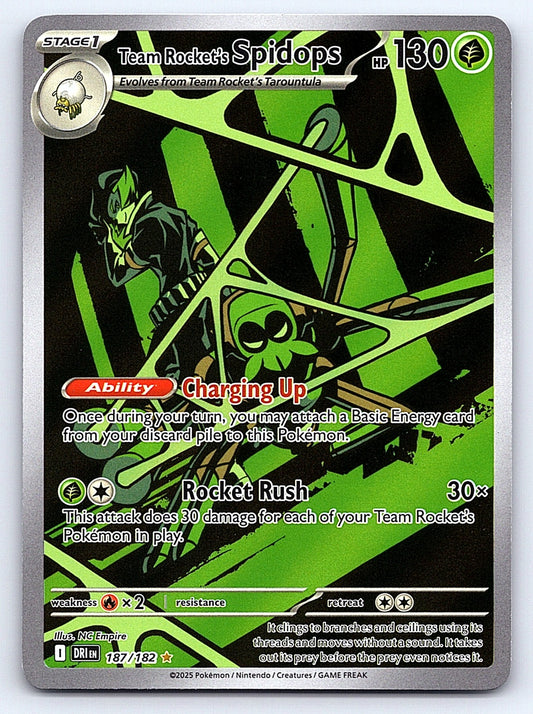 Team Rocket's Spidops 187/182 – SV10: Destined Rivals