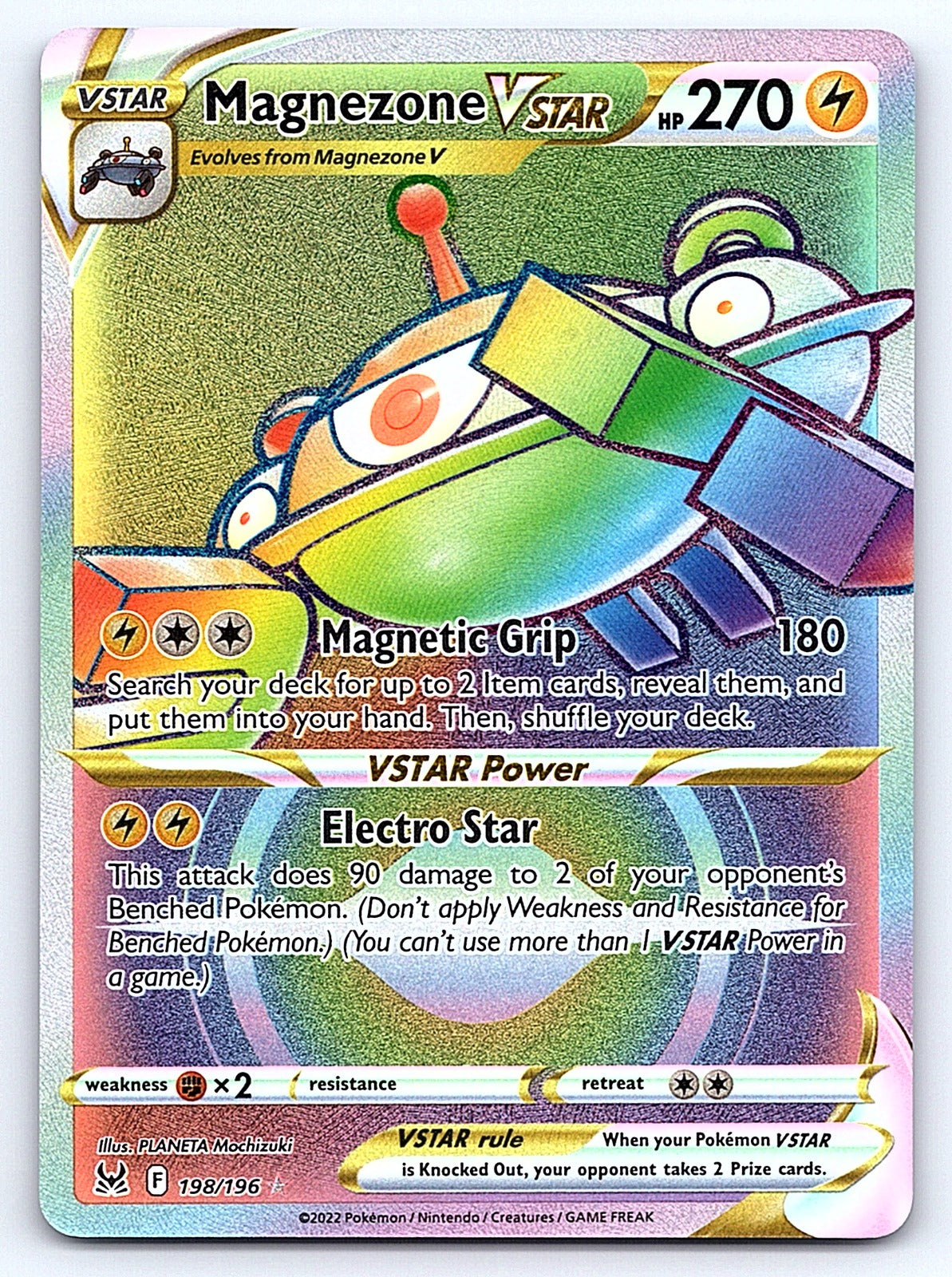 Magnezone VSTAR (Secret) 198/196 – SWSH11: Lost Origin