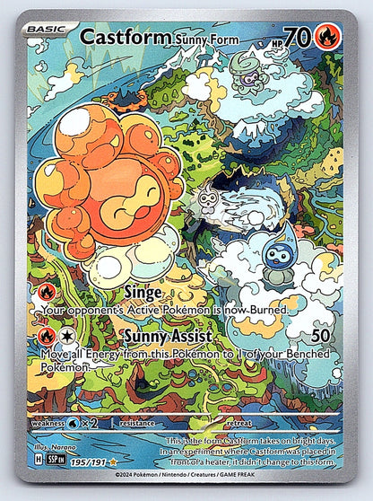 Castform Sunny Form 195/191 – SV08: Surging Sparks