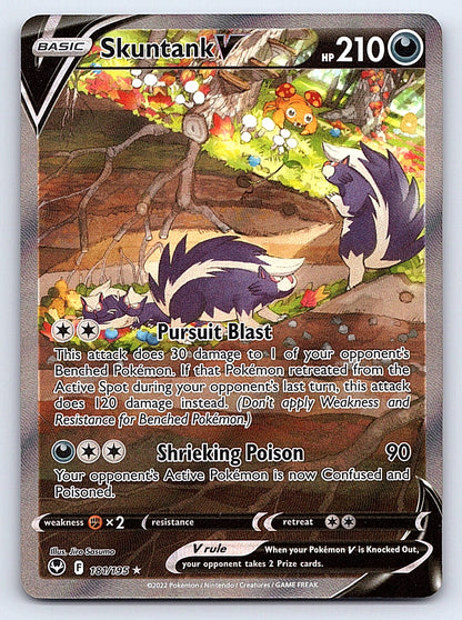 Skuntank V (Alternate Full Art) 181/195 – SWSH12: Silver Tempest