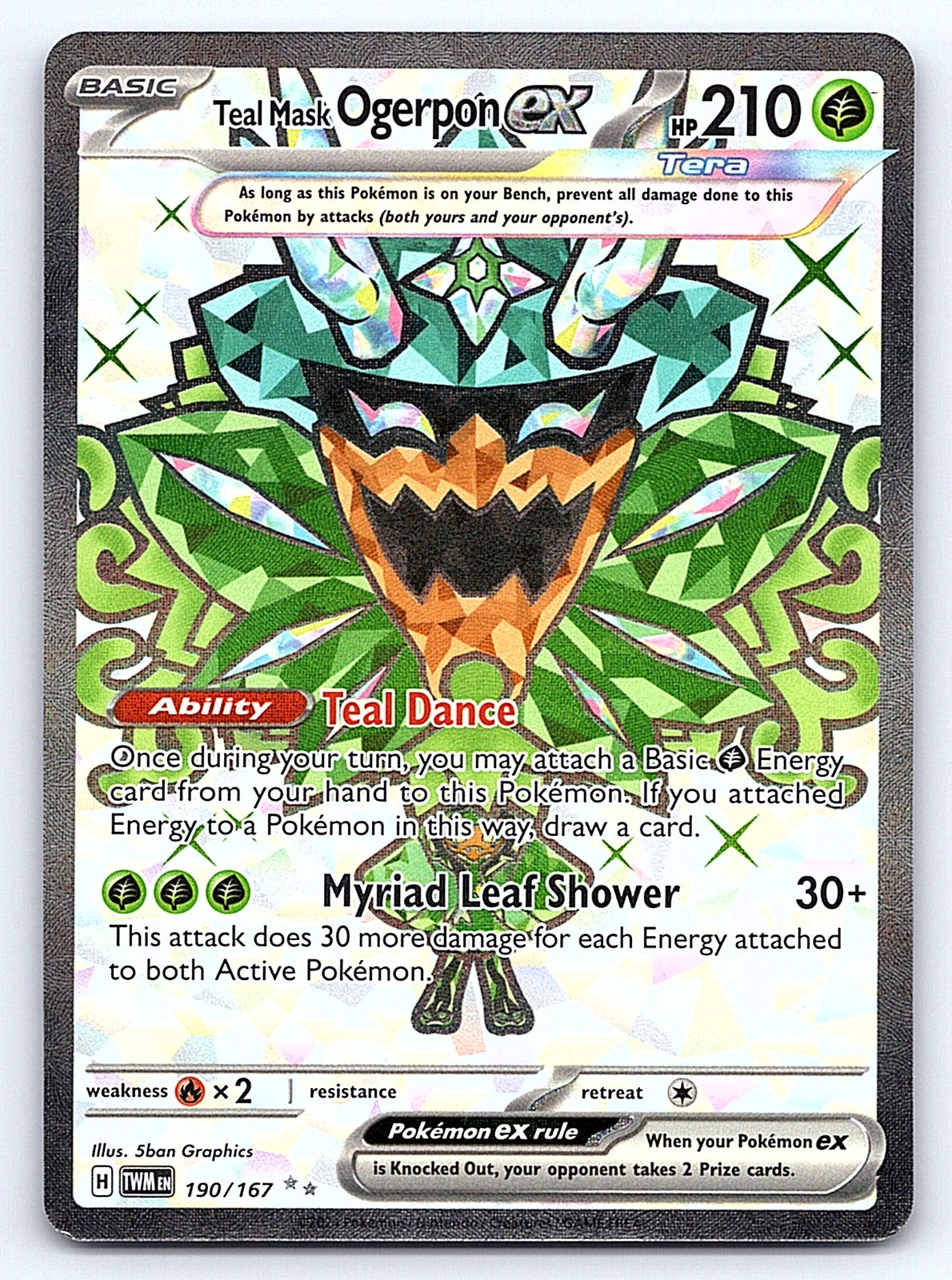 Teal Mask Ogerpon ex 190/167 – SV06: Twilight Masquerade