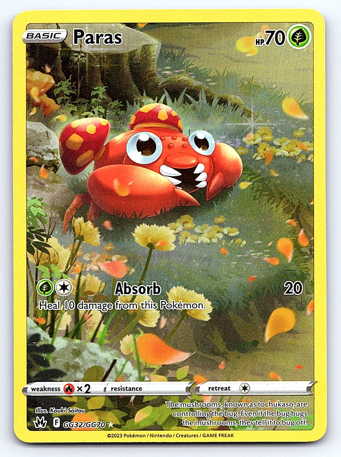Paras GG32/GG70 – SWSH: Crown Zenith: Galarian Gallery
