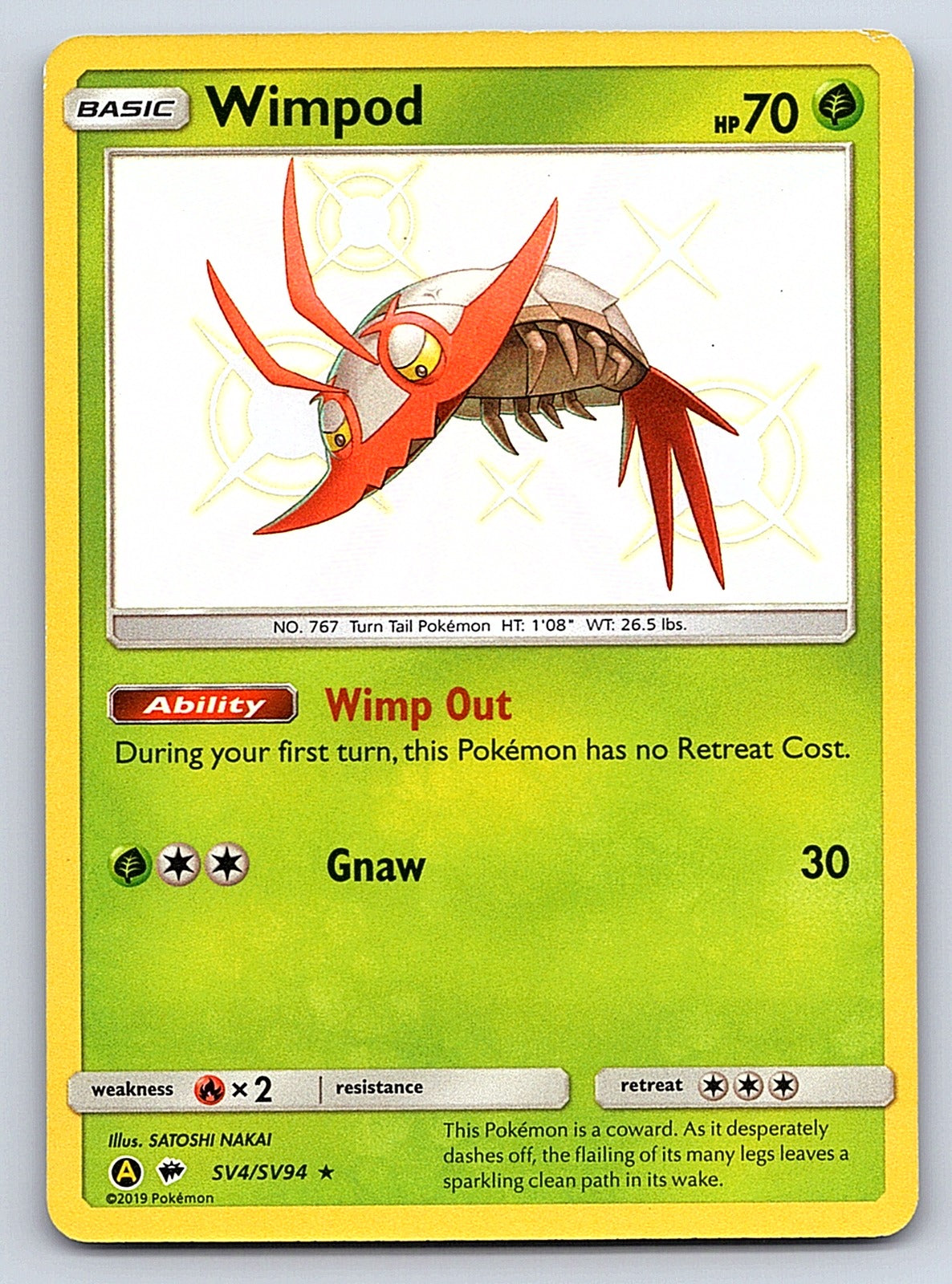 Wimpod SV4/SV94 – Hidden Fates: Shiny Vault
