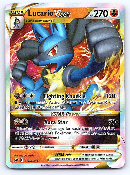 Lucario VSTAR SWSH214 – SWSH: Sword & Shield Promo Cards