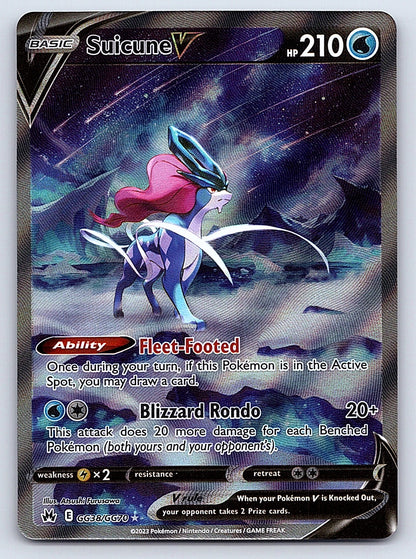 Suicune V GG38/GG70 – SWSH: Crown Zenith: Galarian Gallery