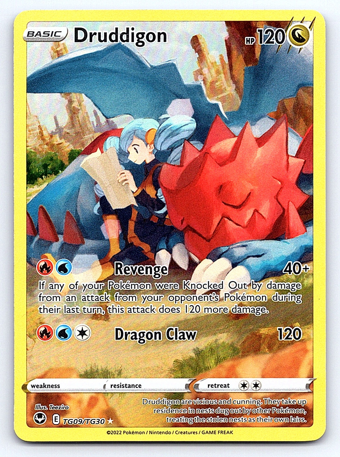 Druddigon TG09/TG30 – SWSH12: Silver Tempest Trainer Gallery
