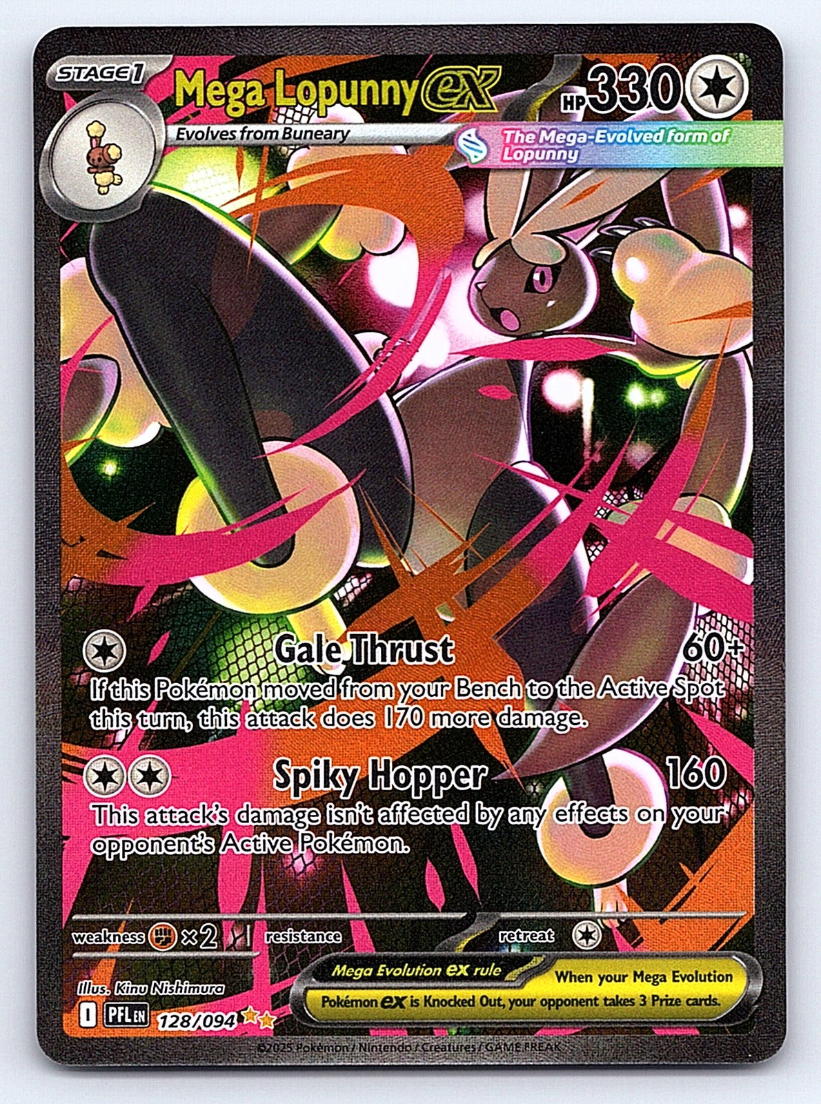 Mega Lopunny ex 128/094 – ME02: Phantasmal Flames