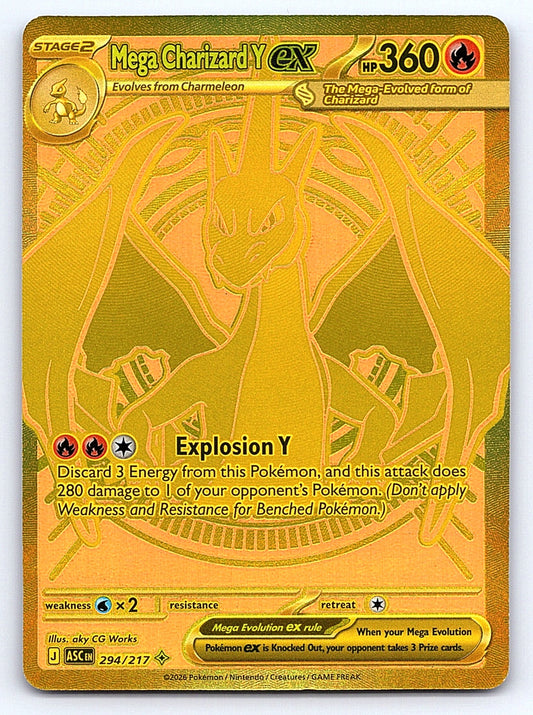 Mega Charizard Y ex 294/217 – ME: Ascended Heroes