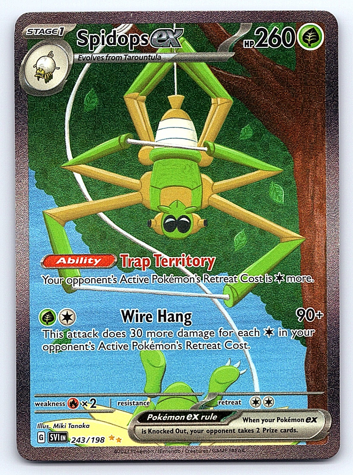 Spidops ex 243/198 – SV01: Scarlet & Violet Base Set