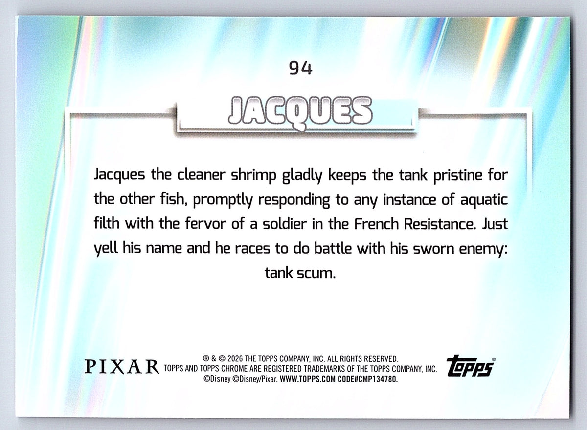 Jacques #94 Base — Topps Chrome Disney