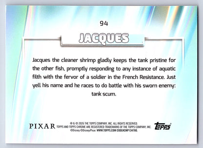 Jacques #94 Base — Topps Chrome Disney