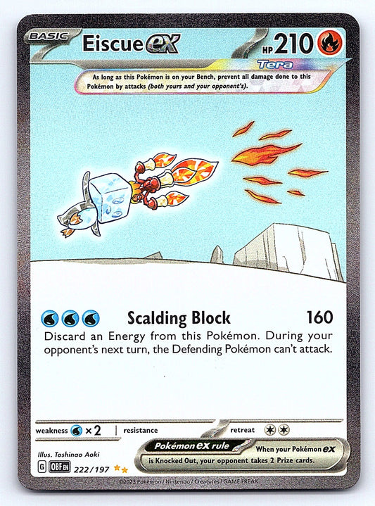 Eiscue ex 222/197 – SV03: Obsidian Flames