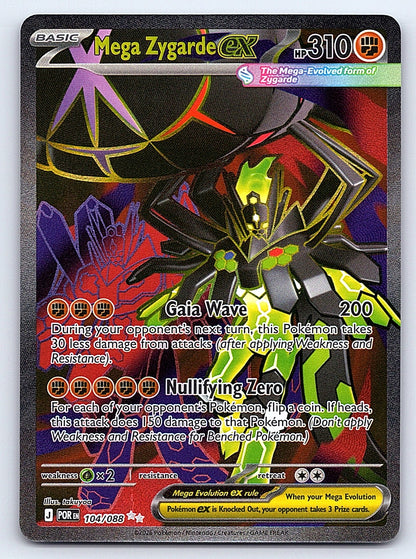 Mega Zygarde ex 104/088 – ME03: Perfect Order