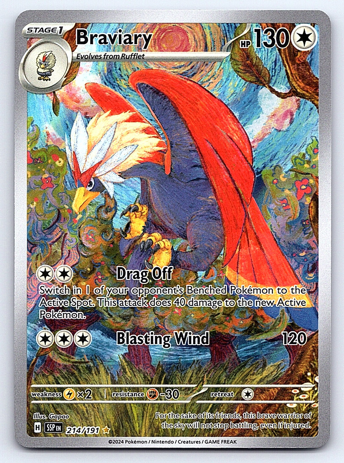 Braviary 214/191 – SV08: Surging Sparks