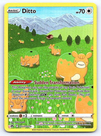 Ditto GG22/GG70 – SWSH: Crown Zenith: Galarian Gallery