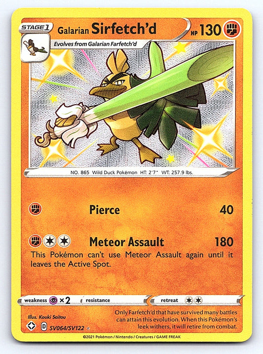 Galarian Sirfetch'd SV064/SV122 – Shining Fates: Shiny Vault
