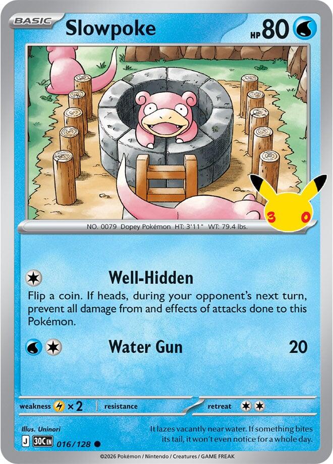 Slowpoke 016/128 – ME: 30th Celebration