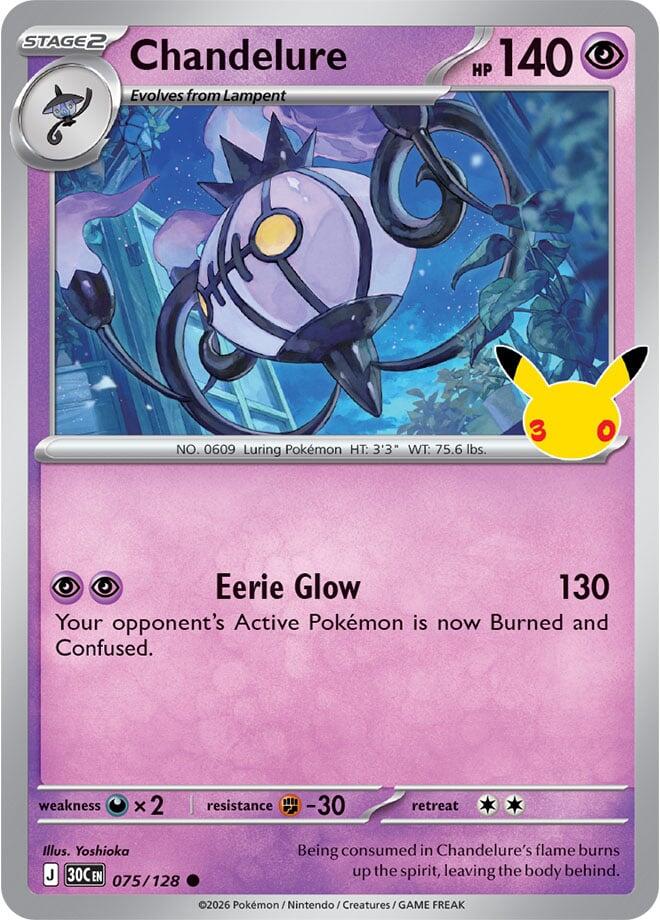 Chandelure 075/128 – ME: 30th Celebration