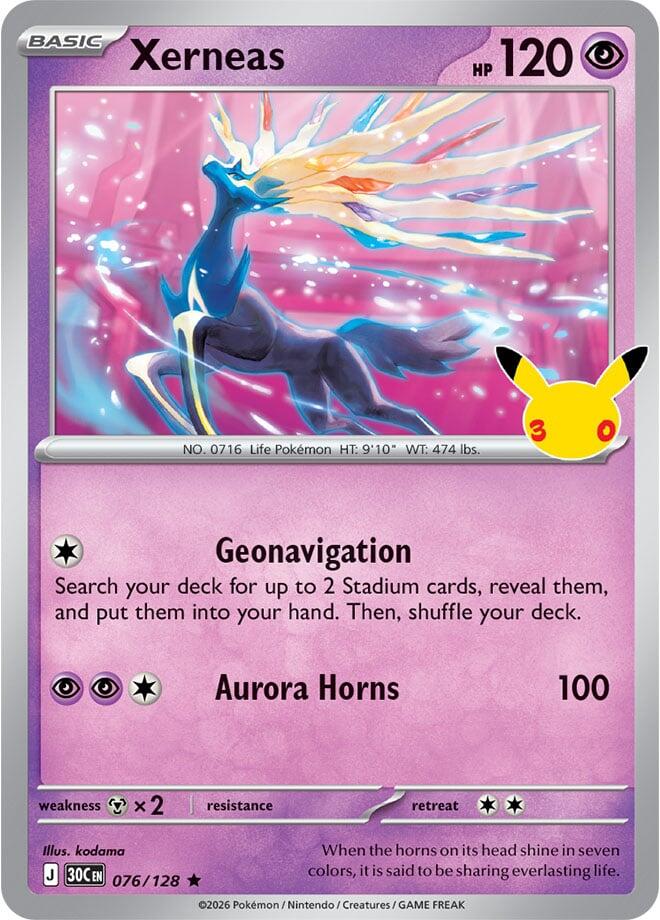 Xerneas 076/128 – ME: 30th Celebration
