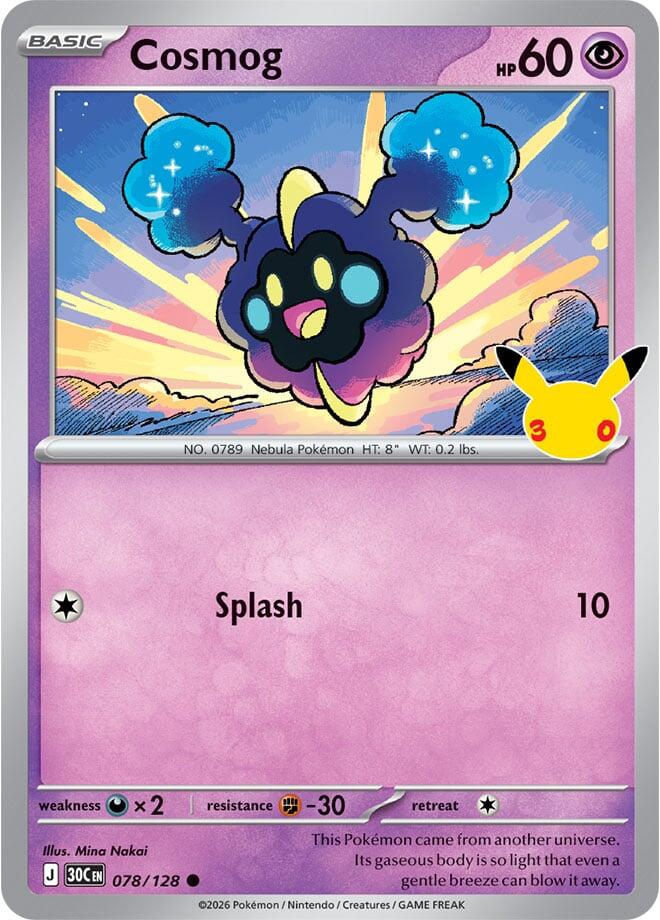 Cosmog 078/128 – ME: 30th Celebration