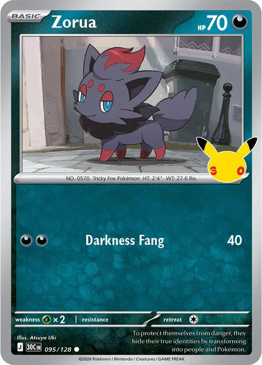 Zorua 095/128 – ME: 30th Celebration