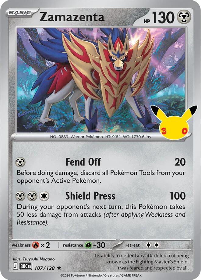 Zamazenta 107/128 – ME: 30th Celebration