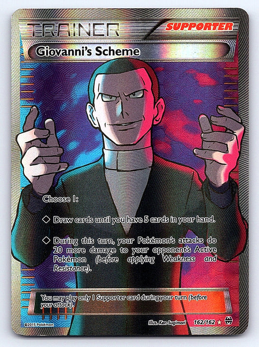 Giovanni's Scheme (Full Art) 162/162 – XY - BREAKthrough