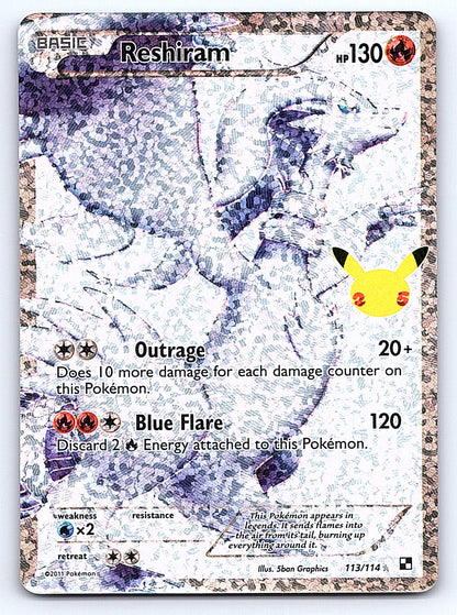 Reshiram 113/114 – Celebrations: Classic Collection