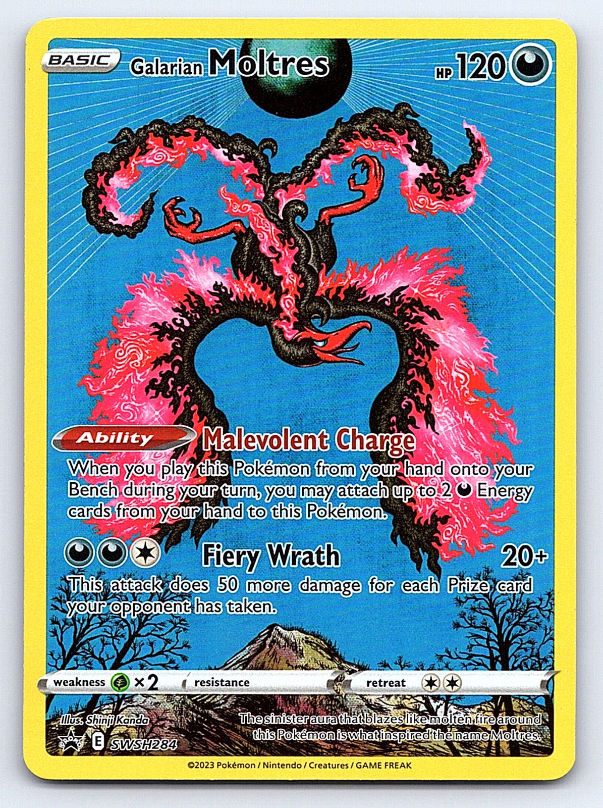 Galarian Moltres SWSH284 – SWSH: Sword & Shield Promo Cards