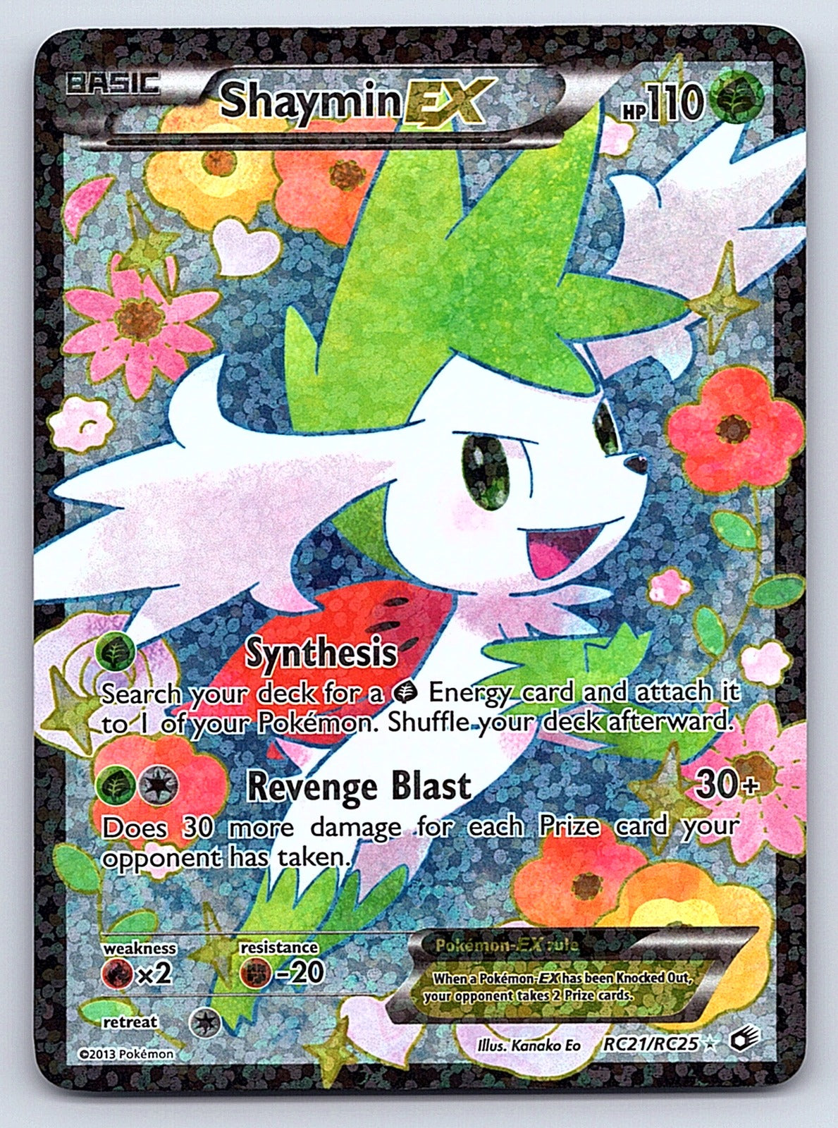 Shaymin EX (Full Art) RC21/RC25 – Legendary Treasures: Radiant Collection